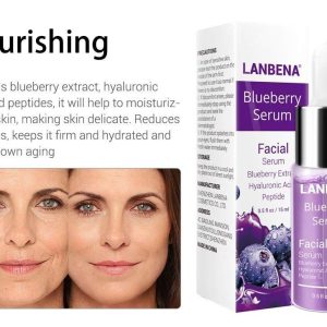 سرم ضد چین و چروک پوست صورت لانبنا عصاره بلوبری حجم 15 میلی لیتر