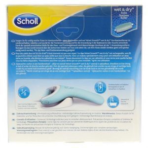 دستگاه سوهان پا شارژی و ضدآب مدل SCHOLL Velvet smooth Pedi