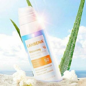 اسپری ضد آفتاب سفید کننده لانبنا حجم 120 میلی میتر