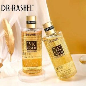 تونر مرطوب کننده دکتر راشل طلا 24k حجم 300 میل