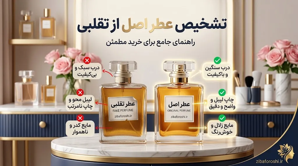 ۱۰ روش ساده برای تشخیص عطر اصل از تقلبی قبل از خرید